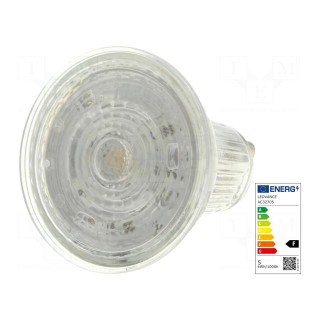 LED lamp | neutral white | GU10 | 230VAC | 350lm | 4.7W | 36° | 4000K