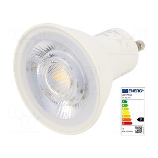 LED lamp | neutral white | GU10 | 230VAC | 575lm | P: 6.5W | 4000K
