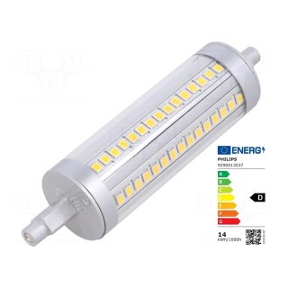 LED lamp | neutral white | R7S | 230VAC | 2000lm | P: 14W | 4000K
