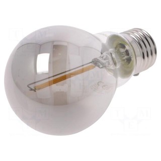 LED lamp | smoky | E27 | 230VAC | 100lm | P: 2.3W | 1800K | CRImin: 80
