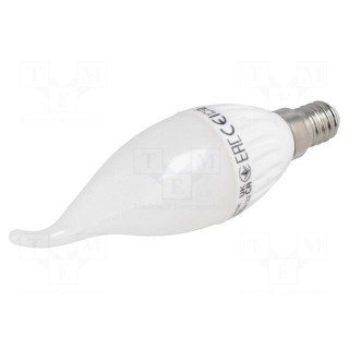 LED lamp | warm white | E14 | 230VAC | 1000lm | 10W | 160° | 3000K
