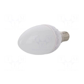 LED lamp | warm white | E14 | 230VAC | 320lm | P: 4W | 220° | 2700K