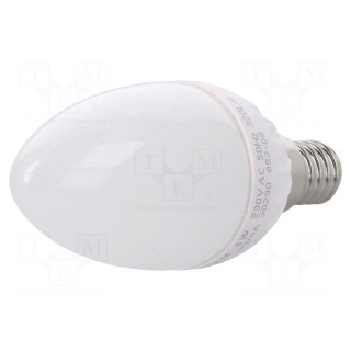 LED lamp | warm white | E14 | 230VAC | 320lm | 4W | 220° | 2700K