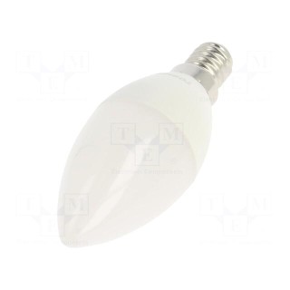 LED lamp | warm white | E14 | 230VAC | 470lm | 4.7W | 180° | 3000K