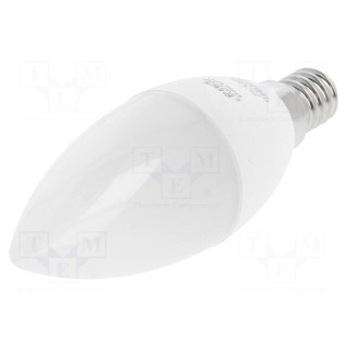 LED lamp | warm white | E14 | 230VAC | 470lm | 5.5W | 2700K | CRImin: 80