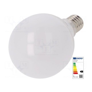 LED lamp | warm white | E14 | 230VAC | 470lm | P: 5.5W | 2700K | CRImin: 80