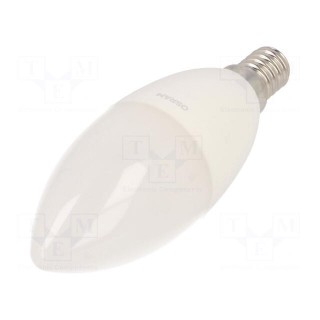 LED lamp | warm white | E14 | 230VAC | 806lm | P: 7.5W | 2700K | CRImin: 80