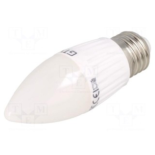LED lamp | warm white | E27 | 230VAC | 1000lm | 10W | 160° | 3000K