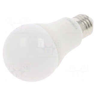 LED lamp | warm white | E27 | 230VAC | 1055lm | 11W | 180° | 3000K