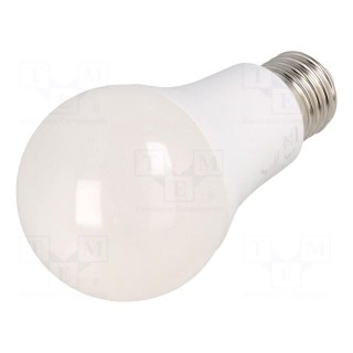 LED lamp | warm white | E27 | 230VAC | 830lm | 9W | 200° | 3000K