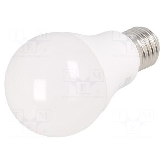 LED lamp | warm white | E27 | 230VAC | 940lm | 10W | 200° | 3000K