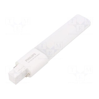 LED lamp | warm white | G23 | 230VAC | 520lm | 5W | 120° | 3000K | -20÷45°C