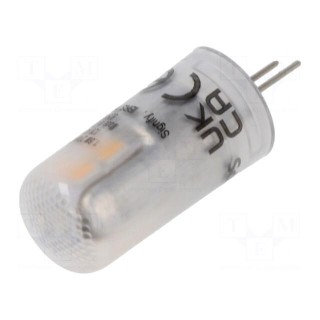 LED lamp | warm white | G4 | 12VAC | 205lm | P: 1.8W | 300° | 2700K