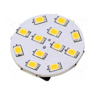 LED lamp | warm white | G4 | 12VDC | 12VAC | 170lm | 2W | 140° | 2800K