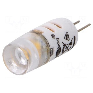 LED lamp | warm white | G4 | 12VDC | 12VAC | 90lm | 1.2W | 300° | 2700K