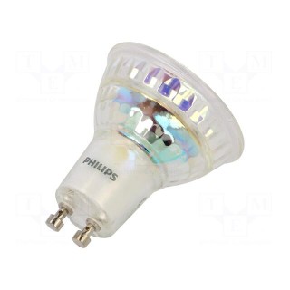 LED lamp | warm white | GU10 | 230VAC | 265lm | P: 3.5W | 36° | 3000K