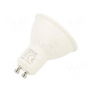 LED lamp | warm white | GU10 | 230VAC | 575lm | P: 6.5W | 2700K | CRImin: 80