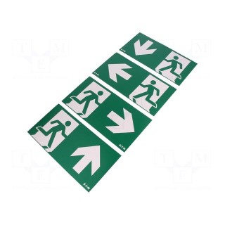 Signallers accessories: set of 4 pictograms | 5÷40°C