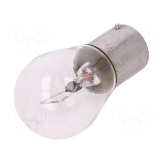 Filament lamp: automotive | BA15S SCC | transparent | 12V | 21W | LLB