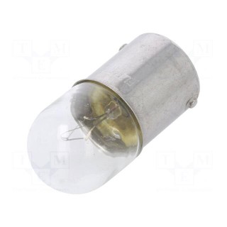 Filament lamp: automotive | BA15S | transparent | 12V | 5W | VISIONPRO