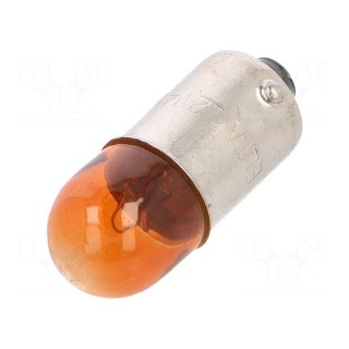 Filament lamp: automotive | BA9S | orange | 12V | 4W | VISIONPRO