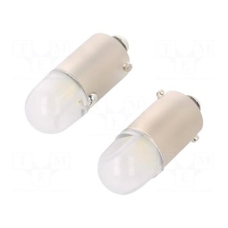 Filament lamp: automotive | BA9S | 12V | 1W | VISIONPRO LED | T4W | 6000K