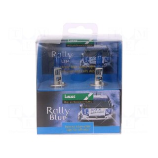 Filament lamp: automotive | P14,5s | dark blue | 12V | 100W | RALLY | H1