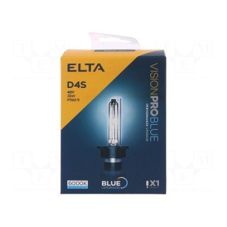 Filament lamp: automotive | P32d-5 | blue | 42V | 35W | VISIONPRO BLUE