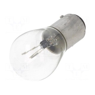 Filament lamp: automotive | W2x4.6d | transparent | 24V | 1.2W