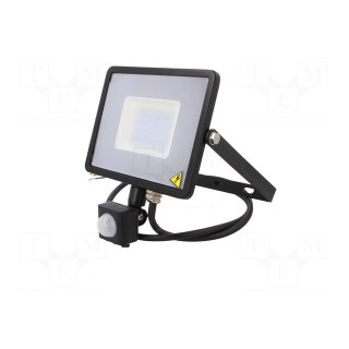 Lamp: LED flood light | 220/240VAC | 30W | neutral white | 100° | 4000K