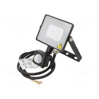 Lamp: LED flood light | 220/240VAC | 10W | cool white | 100° | 6400K