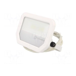 Lamp: LED flood light | 230VAC | 20W | cool white | 6500K | CRImin: 80