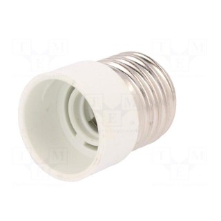 Lampholder: adapter | Body: white | Ø: 24mm | L: 42mm | for lamp