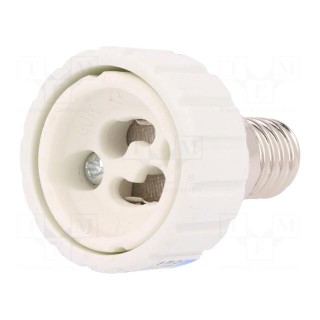 Lampholder: adapter | Body: white | Ø: 34mm | L: 54mm | for lamp