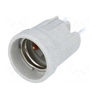 Lampholder: for lamp | E27 | 150mm | Leads: cables