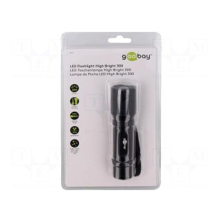 Torch: LED | 3h | 300lm | IPX4 | High Bright 300