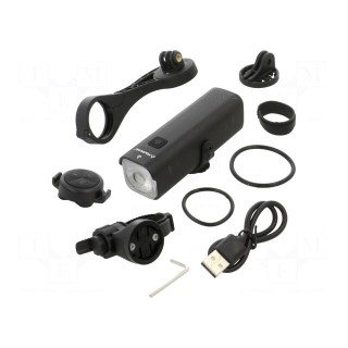 Torch: LED bike torch | 1.5h | 200lm,400lm,1000lm | IPX6 | HighLine