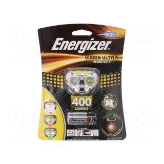 Torch: LED headtorch | waterproof | 2h | 400lm | yellow | HEADLIGHT