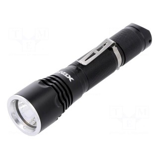 Torch: LED | L: 140.5mm | 30lm,250lm,600lm,1100lm | Ø: 34.5mm | IPX8