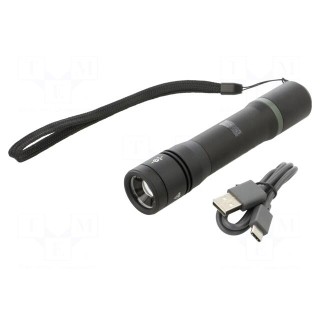 Torch: LED | luminous flux adjustment | 4h | IP66 | Sniper 3.3
