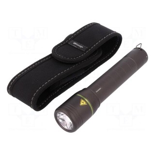 Torch: LED | No.of diodes: 1 | 25/1000lm | Ø35x166mm | Colour: black