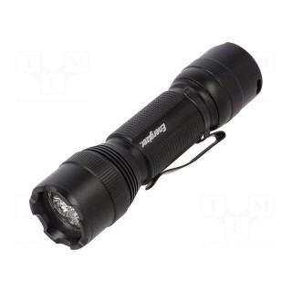 Torch: LED tactical | waterproof | 2h | 70lm | Colour: black