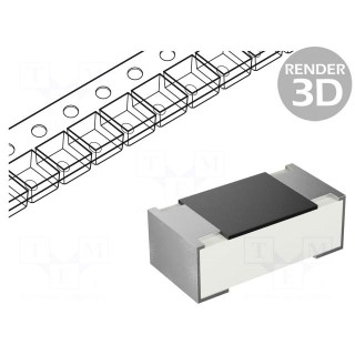 Resistor: thick film; SMD; 0402; 3.92kΩ; 63mW; ±1%; -55÷155°C
