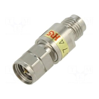 Transition: attenuator | 2.4mm-AT | straight | for cable | 50Ω | 50GHz
