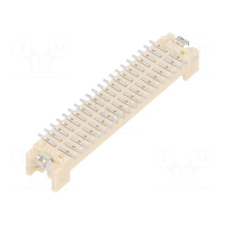 Socket | wire-board | male | DF13 | 1.25mm | PIN: 40 | SMT | on PCBs