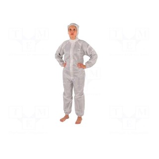 Coat | ESD | L | Features: dissipative | Application: cleanroom | white