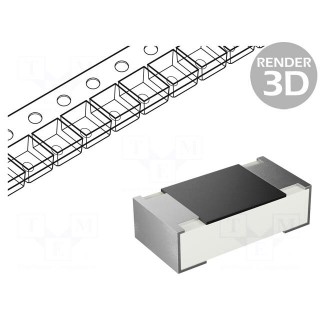Resistor: thin film | SMD | 0603 | 820Ω | 100mW | ±0.1% | -55÷155°C