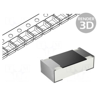 Resistor: thick film; SMD; 0603; 1.82kΩ; 0.1W; ±1%; -55÷155°C