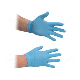 Protective gloves | ESD | L | 50set | Application: cleanroom | nitryl