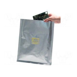 Protection bag | ESD | L: 305mm | W: 254mm | Thk: 106um | <1TΩ